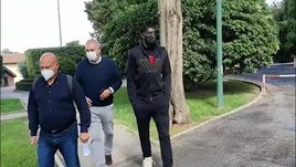 Napoli, Bakayoko arriva a Villa Stuart per le visite