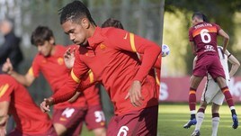 Roma, test in famiglia a Trigoria: Smalling subito in campo