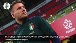 Immobile sfida Lewandowski. Vincono Spagna e Germania