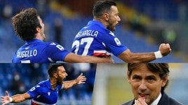 La Lazio cade, è festa Sampdoria: e che esultanza Quagliarella!