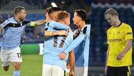 Lazio, notte Champions magica: Immobile, che abbraccio con i compagni!