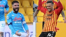 Insigne show in Benevento-Napoli: in gol i fratelli Lorenzo e Roberto