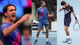 Sonego, che gioia dopo l'impresa contro Djokovic