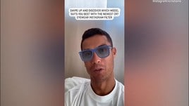 Cristiano Ronaldo, occhiali bianconeri