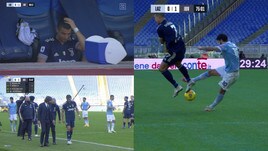 Cristiano Ronaldo si fa male in Lazio-Juve: infortunio alla caviglia