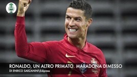 Ronaldo, un altro primato. Maradona dimesso