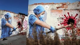 Il murales contro il Coronavirus nasce in Portogallo