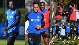 Inter, Conte lavora con la coppia Lukaku-Lautaro