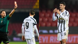 Juve, Morata perde i nervi! Espulso dopo il fischio finale con il Benevento