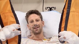 Grosjean dall'ospedale rassicura tutti dopo lo spaventoso incidente