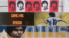 Maradona e Buenos Aires, l'addio dal cuore della città