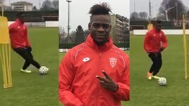 Monza, le foto del primo allenamento di Balotelli