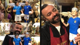 Paolo Rossi nel presepe con Maradona