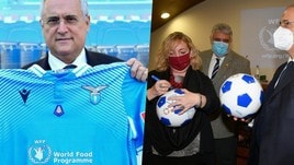 Lazio, maglia speciale per combattere la fame nel mondo