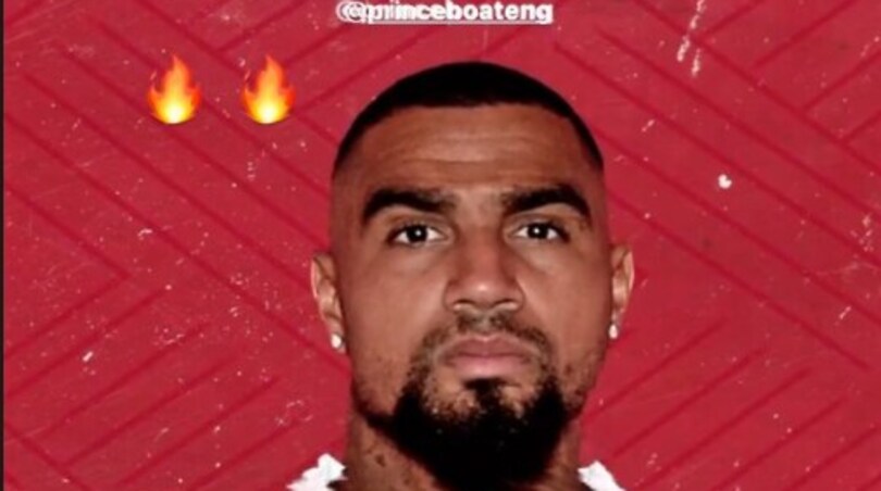 Boateng fa doppietta, Balotelli lo celebra sui social
