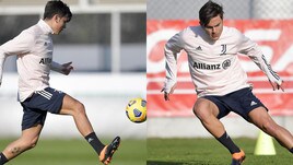 Juve, testa al Parma: Dybala scalpita in allenamento