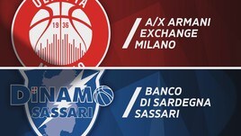 A|X Armani Exchange Milano - Banco di Sardegna Sassari 102-86