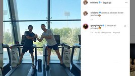 Cristiano Ronaldo a Dubai per i Globe Soccer Awards