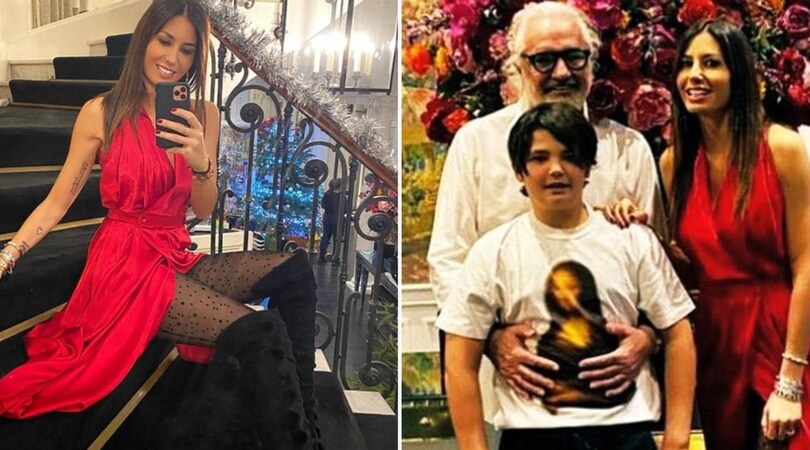 Elisabetta Gregoraci e il vestito di Natale: un particolare nella foto non è sfuggito ai social...