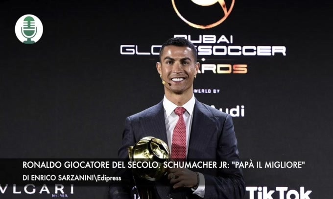 Ronaldo giocatore del secolo. Schumacher jr: "Papà il migliore"