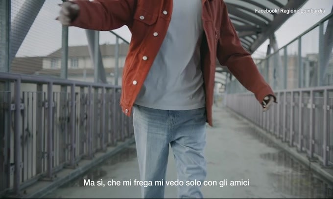 Covid, lo spot di Vieri e Regione Lombardia in vista di Capodanno
