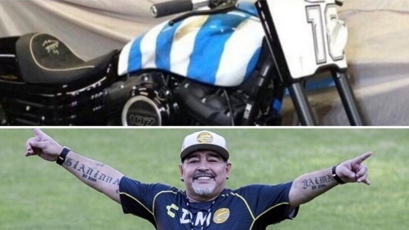 Maradona, anche una Harley-Davidson custom nella sua eredità