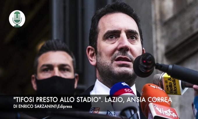 "Tifosi presto allo stadio". Lazio, ansia Correa
