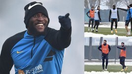 L’Inter si allena…e si diverte: tutti pazzi per la neve!