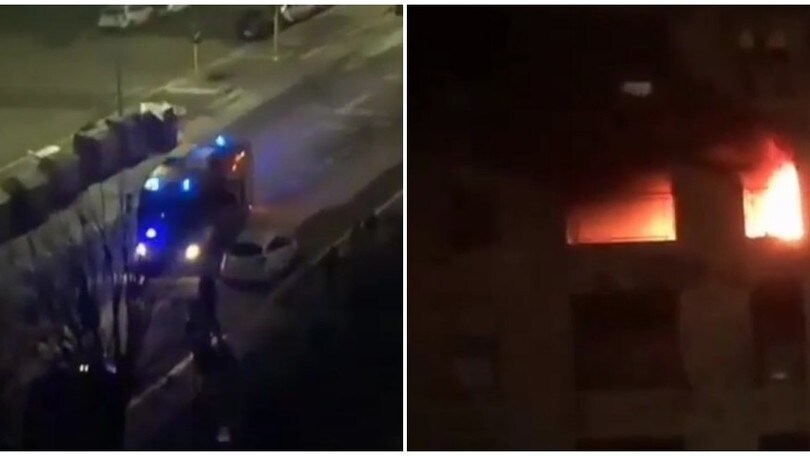 Roma, paura a Tor Bella Monaca: incendio in un appartamento