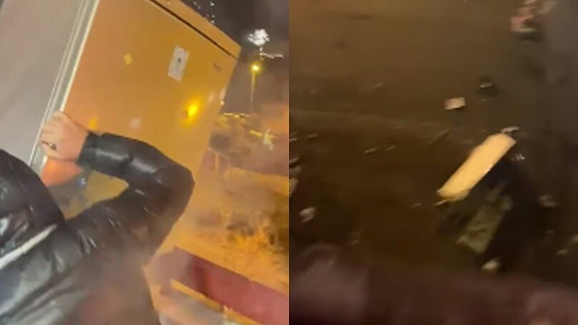 Taranto, Capodanno shock: lanciano un frigorifero dal balcone