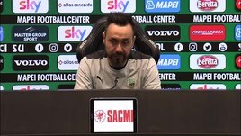 De Zerbi: "Vogliamo terminare tra le prime 7"