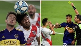 Spettacolo, gol e due espulsi tra Boca Juniors e River Plate