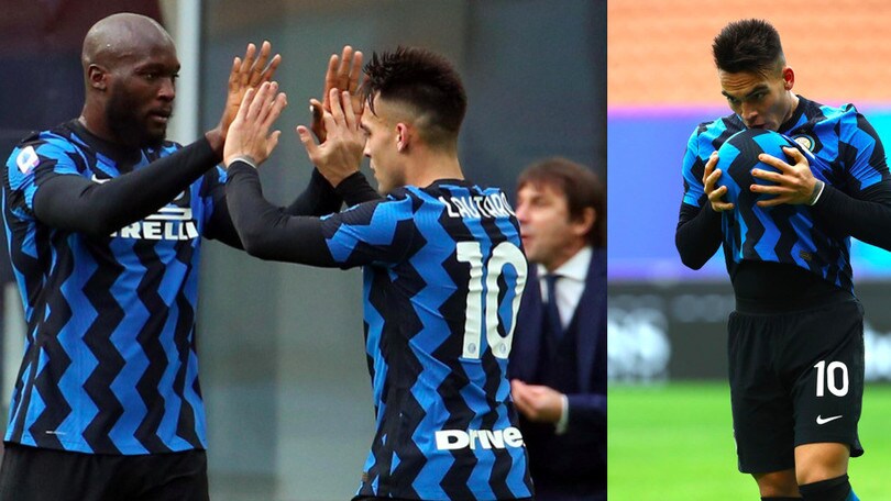 Lautaro Martinez, super tripletta: l'Inter stende il Crotone 6-2