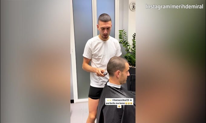 Il parrucchiere di Bonucci è.....Demiral!