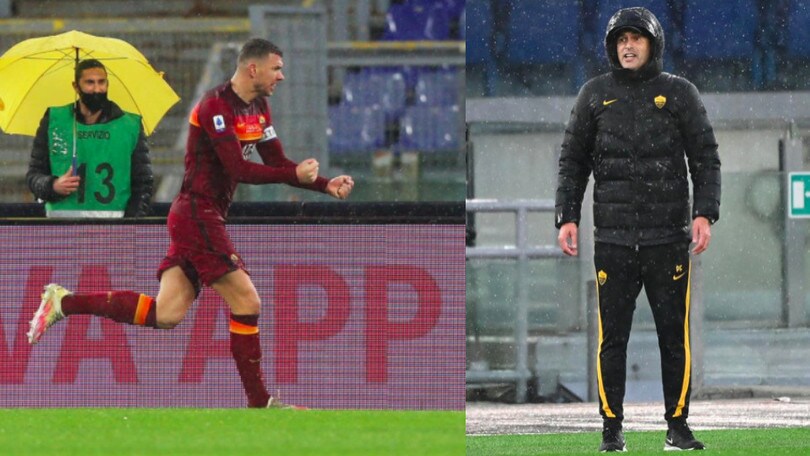 Roma, Dzeko regala la vittoria a Fonseca: Sampdoria ko