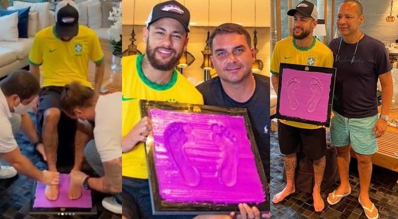 Neymar entra nella Walk of Fame del Maracanã