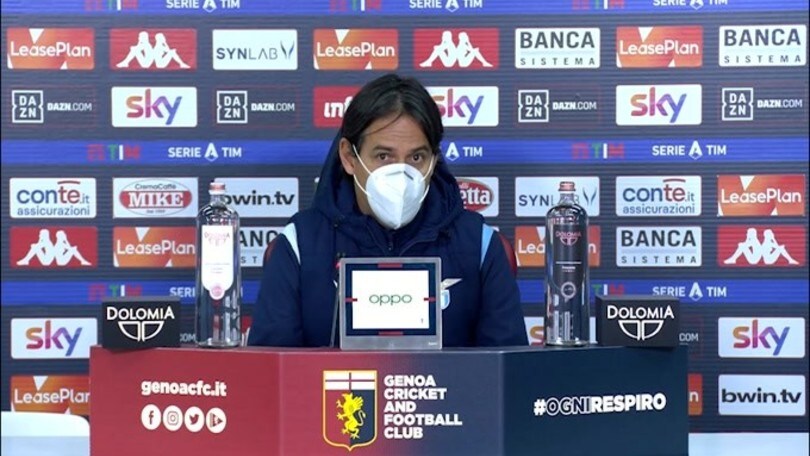 Simone Inzaghi: "Andiamo via da Genova molto delusi"