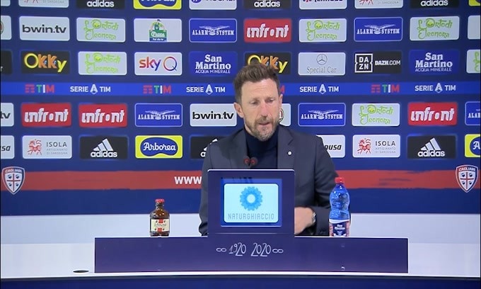 Di Francesco: "Troppo facile sparare addosso al Cagliari"