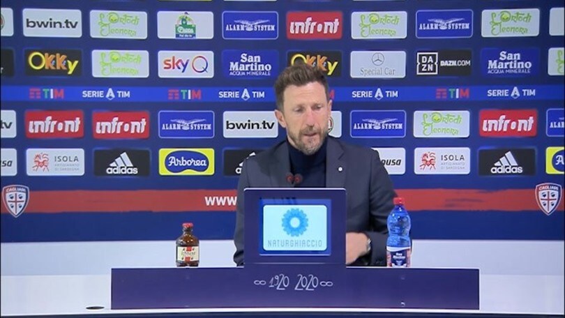 Di Francesco: "Troppo facile sparare addosso al Cagliari"