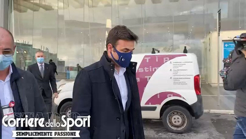Roma, Tiago Pinto è sbarcato a Fiumicino: “Felice di essere qui”