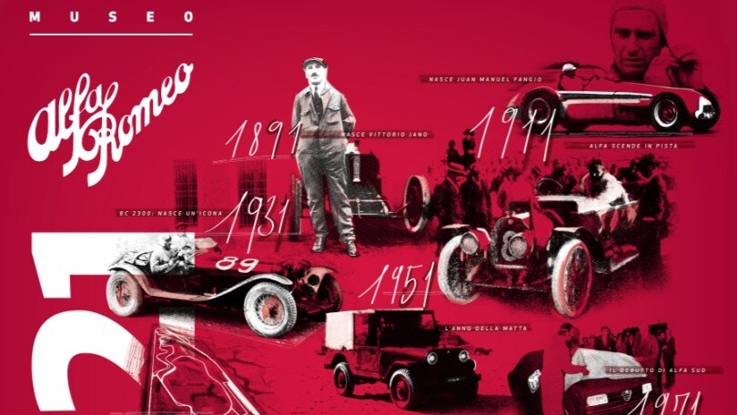 Alfa Romeo, ecco il calendario auto 2021 che celebra gli anniversari del Biscione