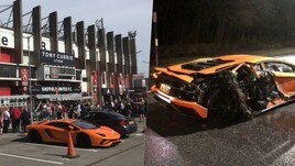 Calciatori e incidenti, Lys Mousset distrugge la sua Lamborghini