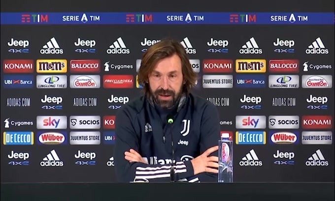 Pirlo: "Nuovi positivi? Stiamo aspettando"