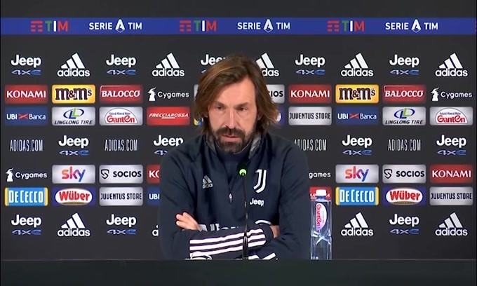 Pirlo: "Stiamo lavorando per la rimonta"