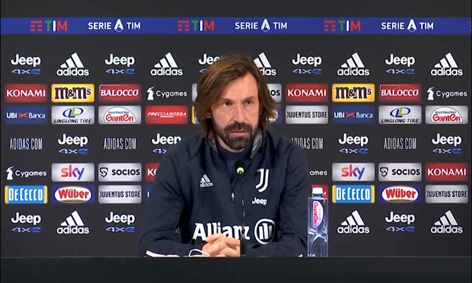Pirlo: "Dybala ieri con la febbre"
