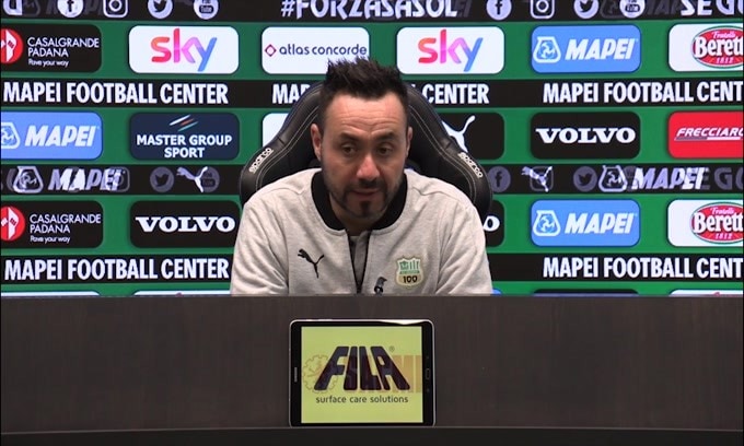 De Zerbi: "Testa alla gara con il Genoa"