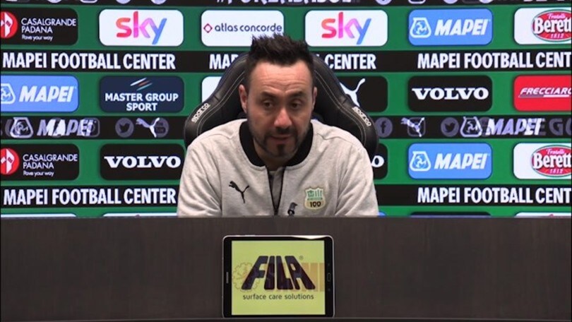 De Zerbi: "Testa alla gara con il Genoa"