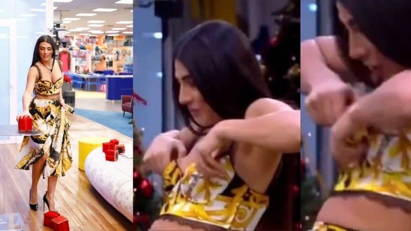 Giulia Salemi, incidente hot sfiorato in diretta al Grande Fratello Vip