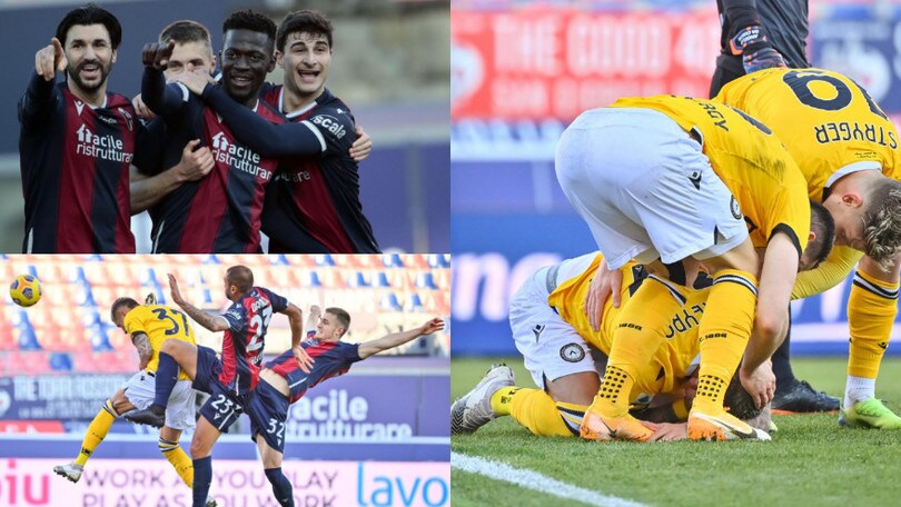 L'Udinese frena il Bologna di Mihajlovic allo scadere