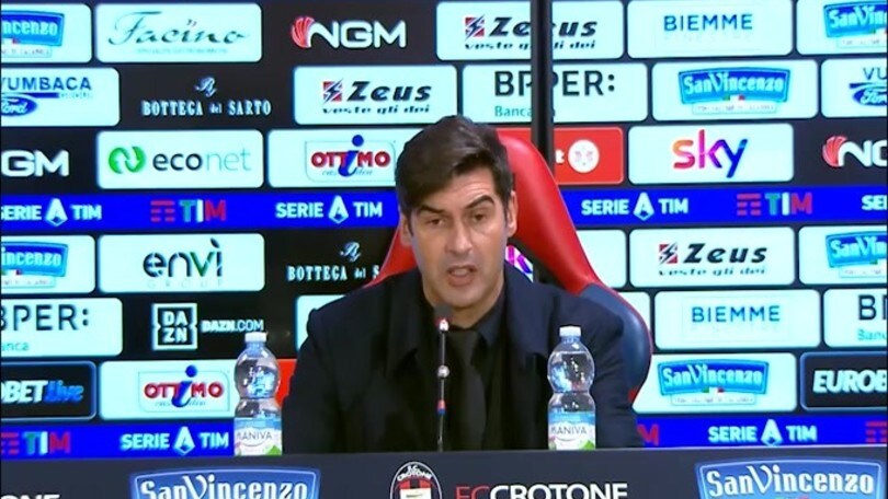 Fonseca: "Abbiamo rispettato il Crotone. Fatta buona partita"